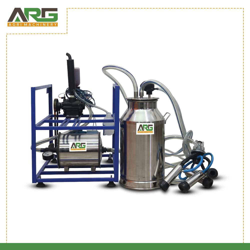 Fixed Double Can Milking Machine